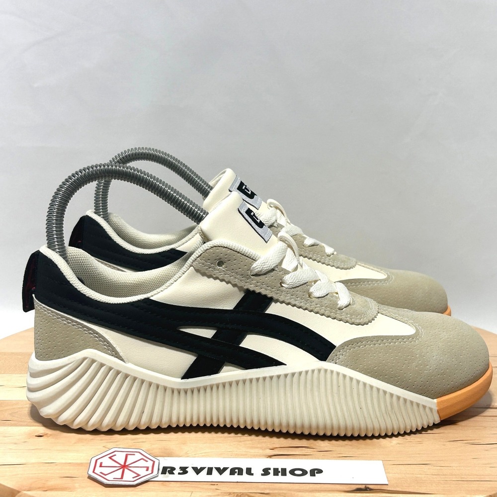 De Florence DF Cloudea Vintage Black Tan White Sneaker Women's Shoe - 7 US 38 EU